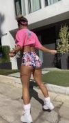 Sommer Ray ouch workout accident