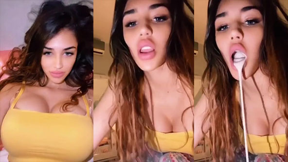 itsokbrittany teen thot mouthful cum