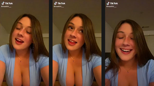 madiiiiii___ downblouse cleavage teen thot