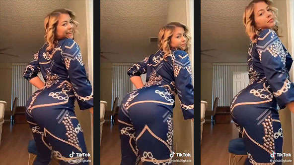 yoisbiiigkate shaking her booty