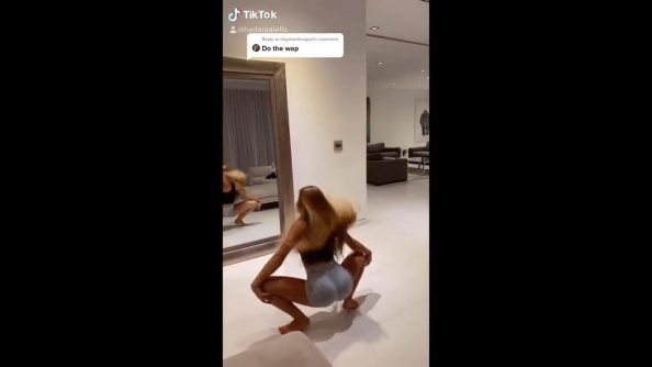 hadaraaiello100 twerking in shorts