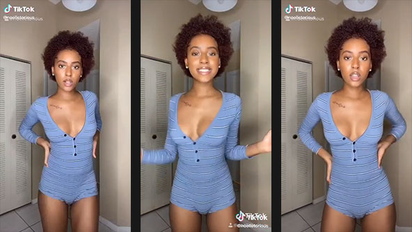 noelletorious ebony thots crotch on tiktok