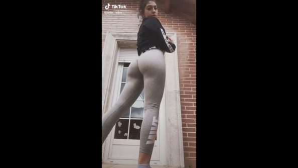 xlbxrssb grey leggings hot ass dancing