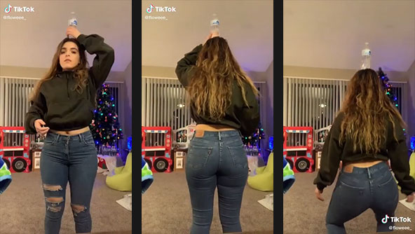 floweee_ hot ass in tight jeans