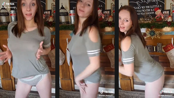 chas_bunny97 braless bouncing tits