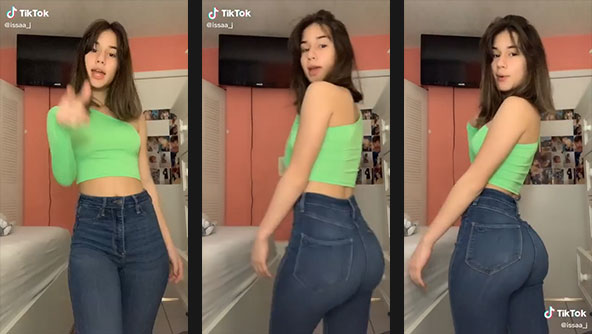 issaa_j big ass tight jeans thot