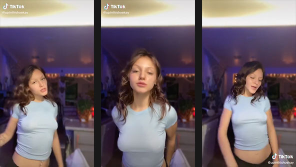 kaynokizzy aka upinthishoekay braless pokies