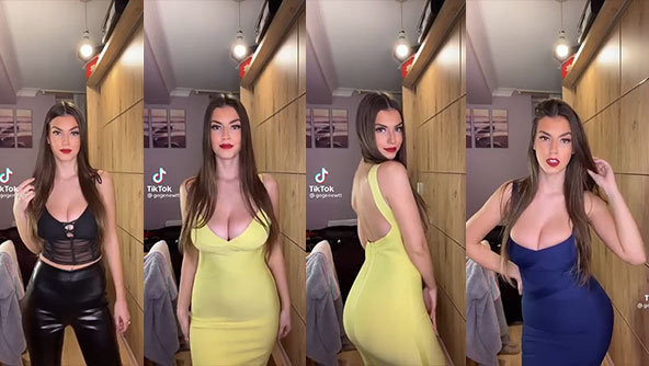 gegenewtt big boobs different outfits