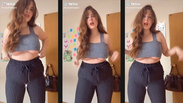 ryleighhodgins big tits tiktok thot underboob