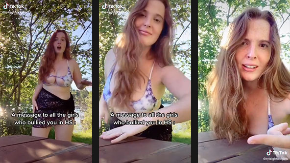 ryleighhodgins in bikini outdoor big tits