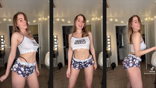 savannabarajas0 bouncing braless titties