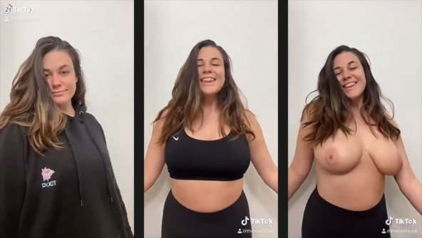 theraelarue letting her boobs out