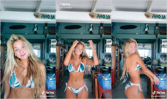 @maevareichert sexy bikini