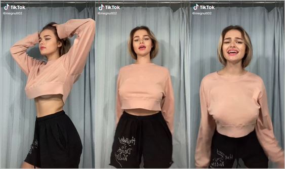 @megnutt02 braless underboob