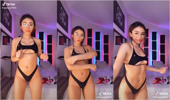 alyssagriffithh underboob dancing