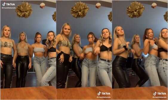 @maddiebarale redhead underboobs