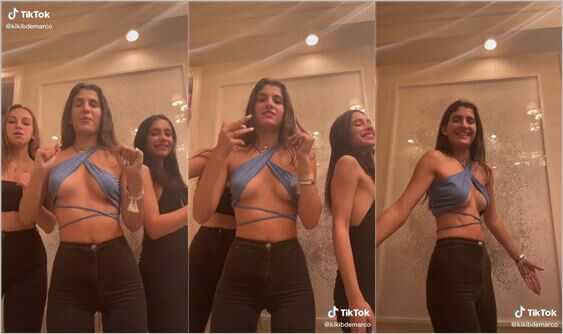 @kikibdemarco underboobs dancing