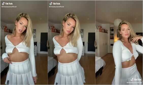 @misslaurenofficial underboobs