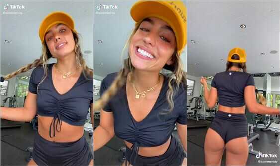 @sommerray braless perky tits