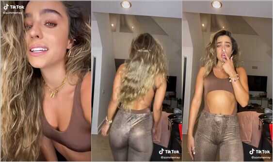 @sommerray hot ass in spandex