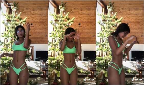 @edgelord1011 green bikini hot body