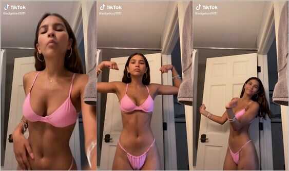 @edgelord1011 pink bikini bathroom
