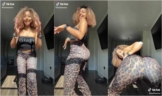 @itsellaeman twerking teen thot
