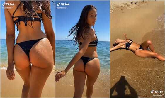 @galatbest7 bikini ass beach
