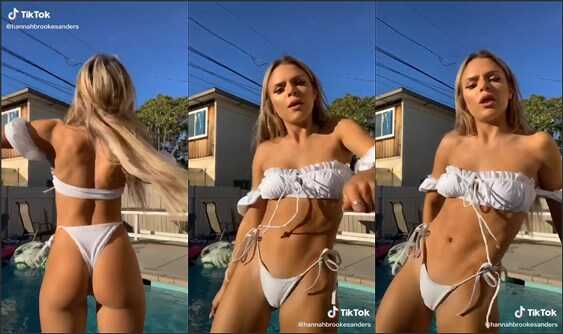 @hannahbrookesanders white bikini
