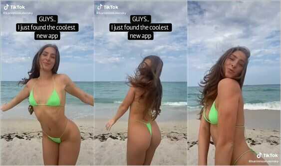 @karinmoskalensky small tits bikini