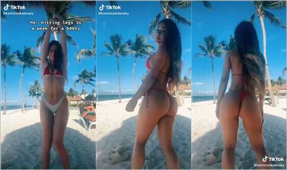 @karinmoskalensky small tits hot ass in bikini