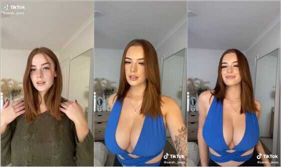 @sarah._jesss redhead big tits