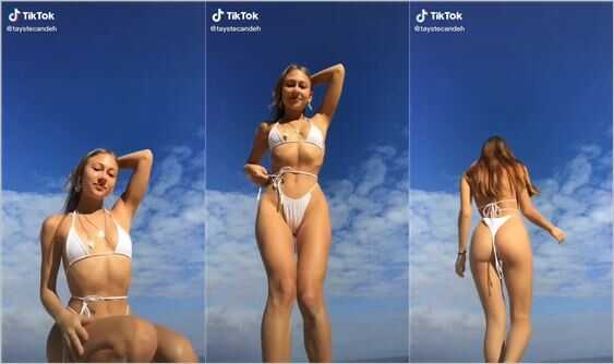 @taystecandeh bikini ass