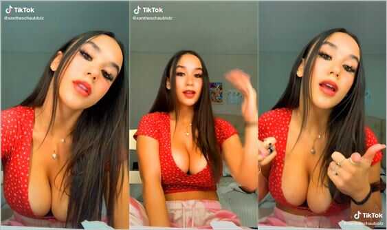 @xantheschaublolz big boobs cleavage