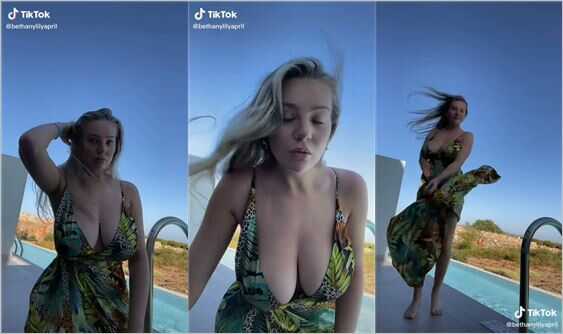 bethanylilyapril big tits braless dress