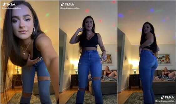 megtheeeestallion tight jeans ass