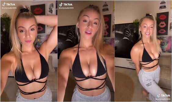 onlyrealbrittfit bikini top tits