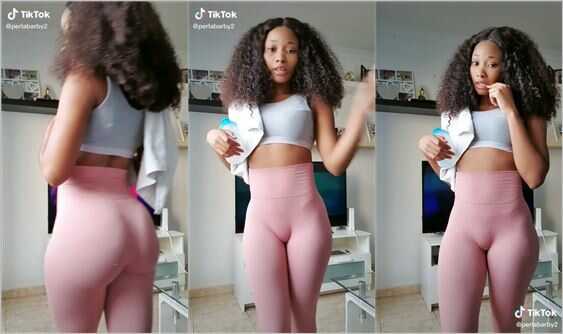 perlabarby2 tight leggings pussy crotch