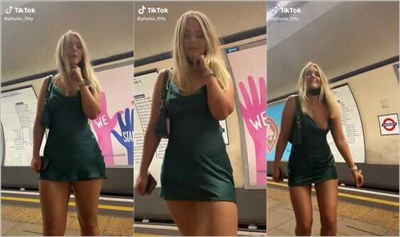 physio_fitty short dress braless tits