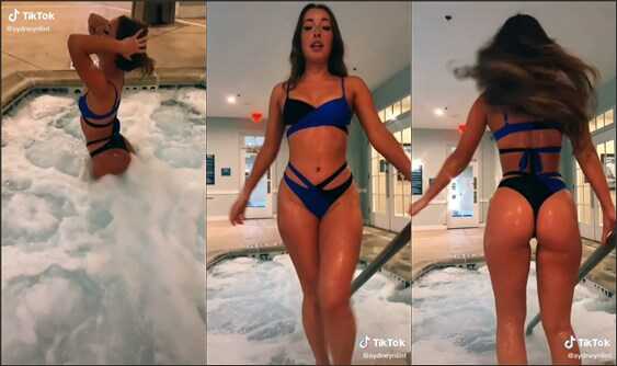sydneynlint bikini ass wet tiktok