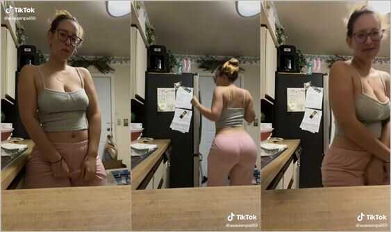 woesenpai69 braless tits big ass shaking
