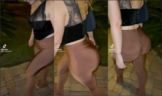 woesenpai69 in tight pants walking