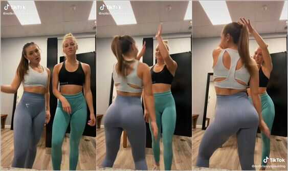 notkrissyyspaulding shaking ass in leggings