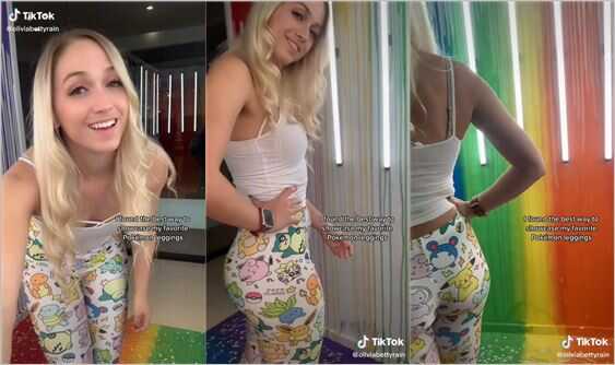 oliviabettyrain spandex ass