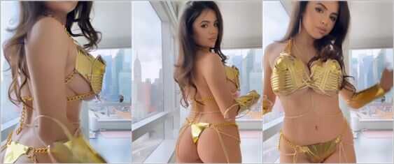 Mati Marroni aka matildem sexy outfit