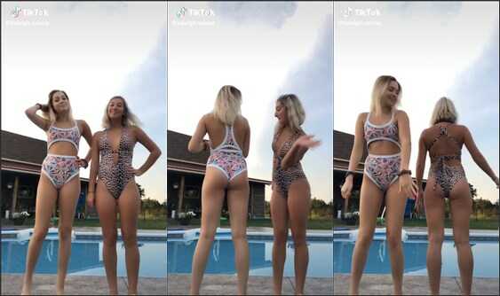 kaleigh.valone clapping asses in bikini