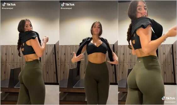 nuranejad showing her ass