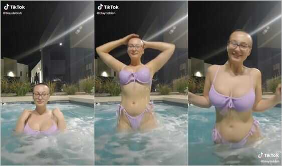 blaydebish bikini bouncing tits