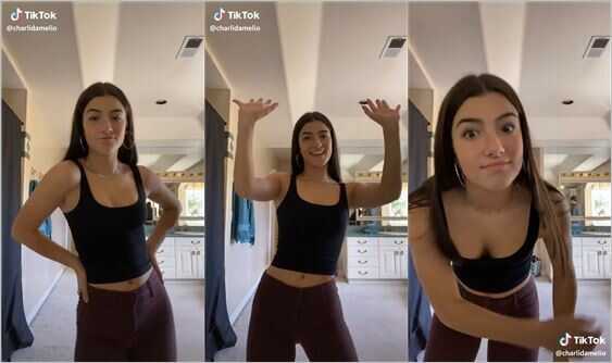 charlidamelio tight jeans small tits