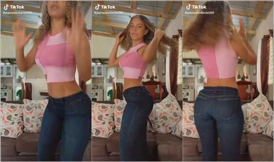 pamelainfante095 hot ass in tight jeans